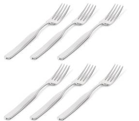 COLLO ALTO - zestaw 6 widelców stołowych ALESSI