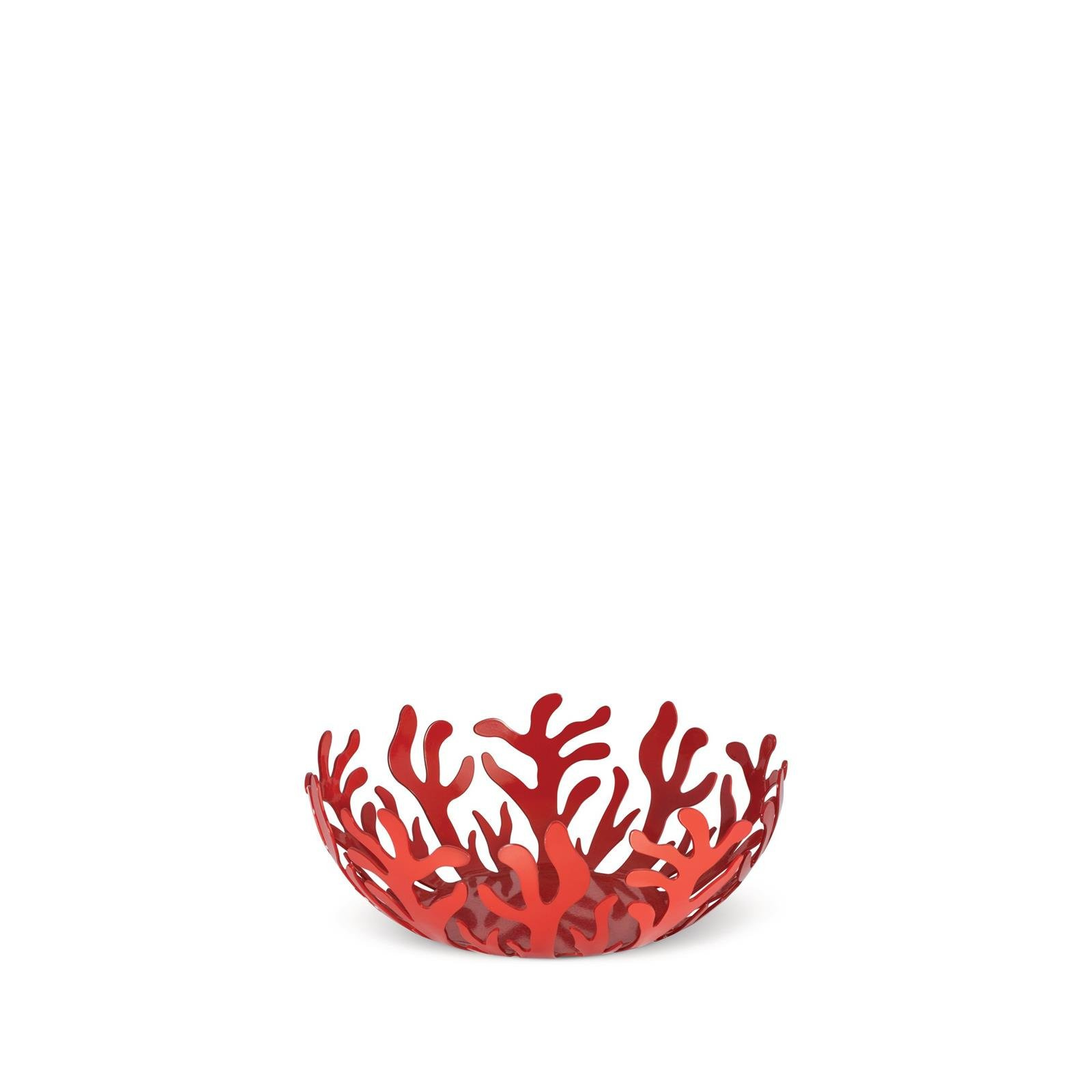 MEDITERRANEO - czerwony kosz na owoce 21 cm ALESSI