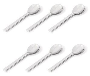 SANTIAGO - zestaw 6 łyżeczkek do kawy ALESSI