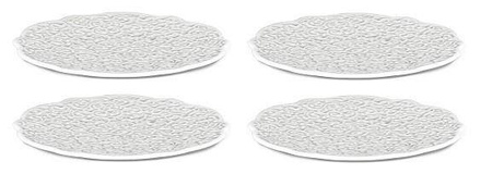 DRESSED - zestaw spodków filiżanek do espresso dla 4 osób ALESSI