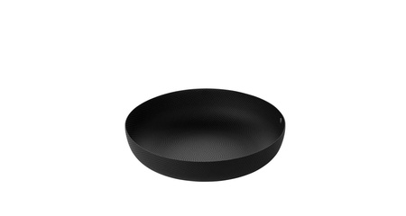 TEXTURE - czarna misa na owoce 21 cm ALESSI