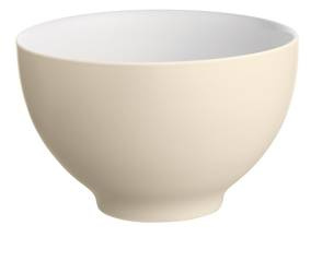 TONALE - duża kremowa miska sałatkowa 18cm ALESSI