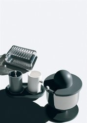 ES03 Maselniczka stalowa ze szklaną pokrywką ALESSI