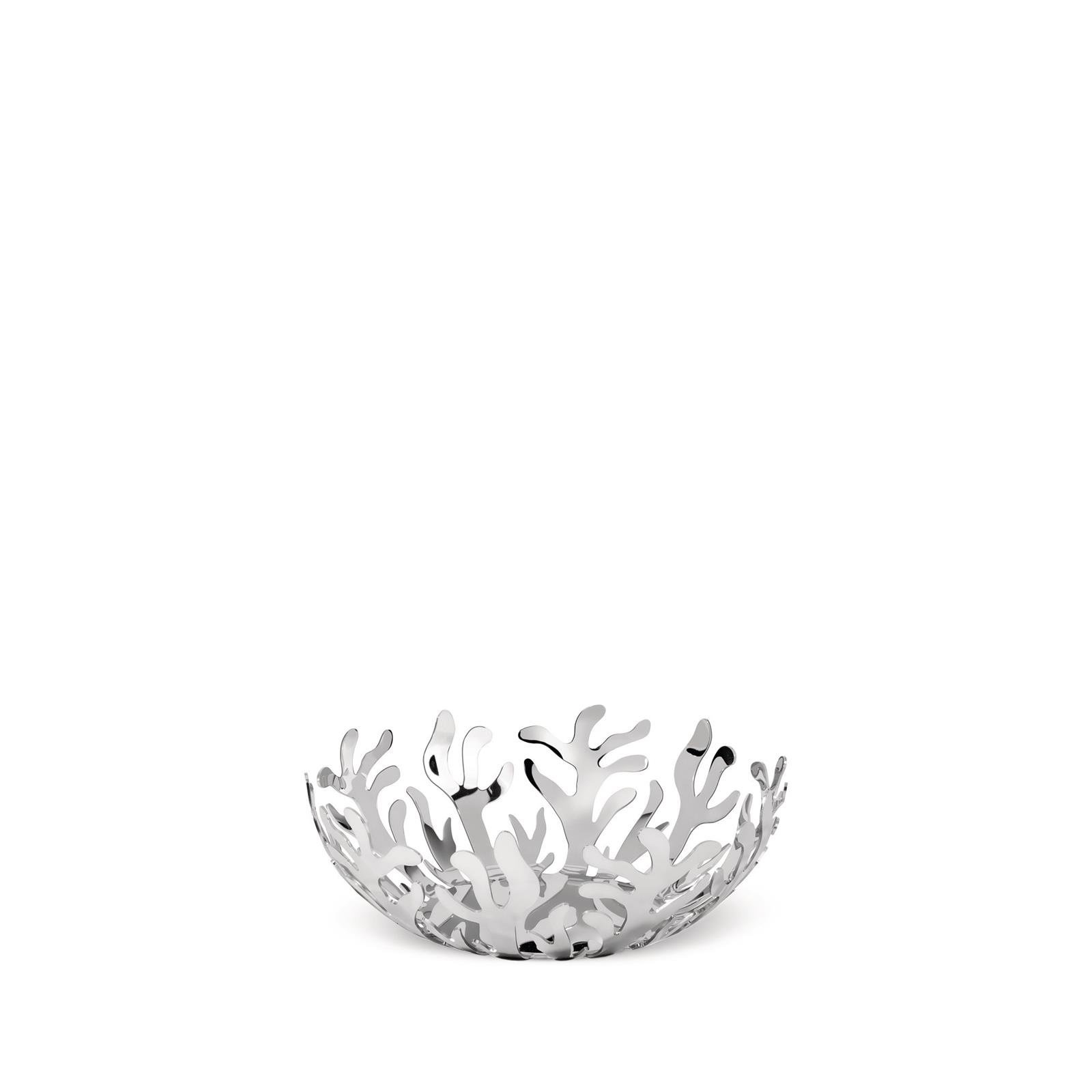 MEDITERRANEO - polerowany kosz na owoce 21 cm ALESSI