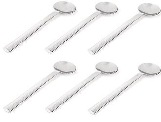 RUNDES MODELL - zestaw 6 łyżek stołowych z poprzeczną główką ALESSI