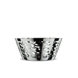 ETHNO - polerowany koszyk 20 cm ALESSI