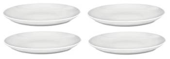 MAMI - zestaw 4 białych talerzy obiadowych ALESSI
