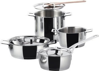 POTS&PANS - zestaw garnków 7 elementów ALESSI