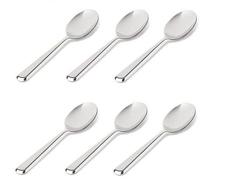 AMICI - zestaw 6 łyżeczek do herbaty ALESSI