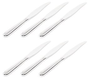 CACCIA - zestaw 6 noży deserowych z jednego kawałka stali  ALESSI