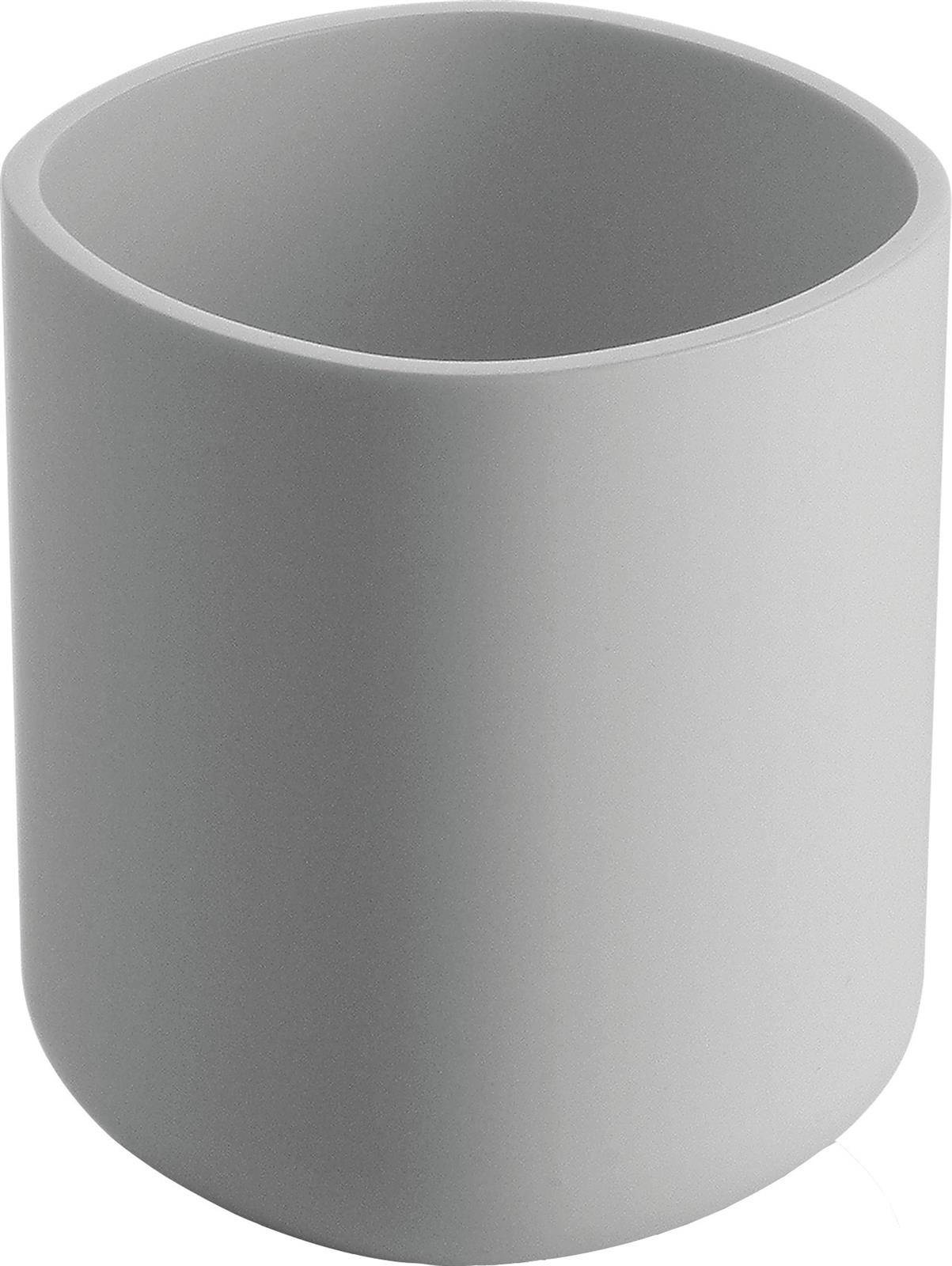 BIRILLO - kubek na szczoteczki do zębów, biały ALESSI