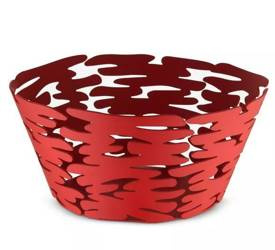 BARKET - czerwony kosz 21cm ALESSI