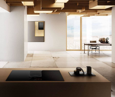 NIKOLATESLA PRIME BL/F/83 czarna płyta indukcyjna z pochłaniaczem ELICA