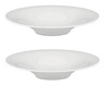 KU - zestaw 4 białych talerzy głębokich ALESSI
