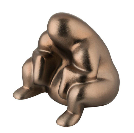 DEDE - metaliczny brązowystoper do drzwi ALESSI