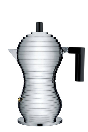 PULCINA - ciśnieniowa kawiarka na indukcję z czarną rączką 150ml ALESSI
