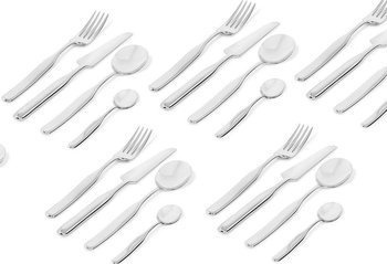 COLLO ALTO - zestaw sztućców dla 6 osób 24 el. ALESSI