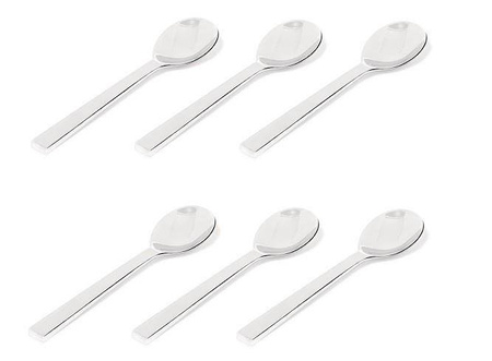 SANTIAGO - zestaw 6 łyżeczkek do herbaty ALESSI