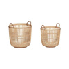 Zestaw koszy bambusowych 2szt HUBSCH