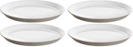 TONALE - zestaw 4 jasnoszarych talerzy deserowych ALESSI