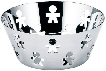 GIROTONDO - srebrny koszyk polerowany 20,5cm ALESSI