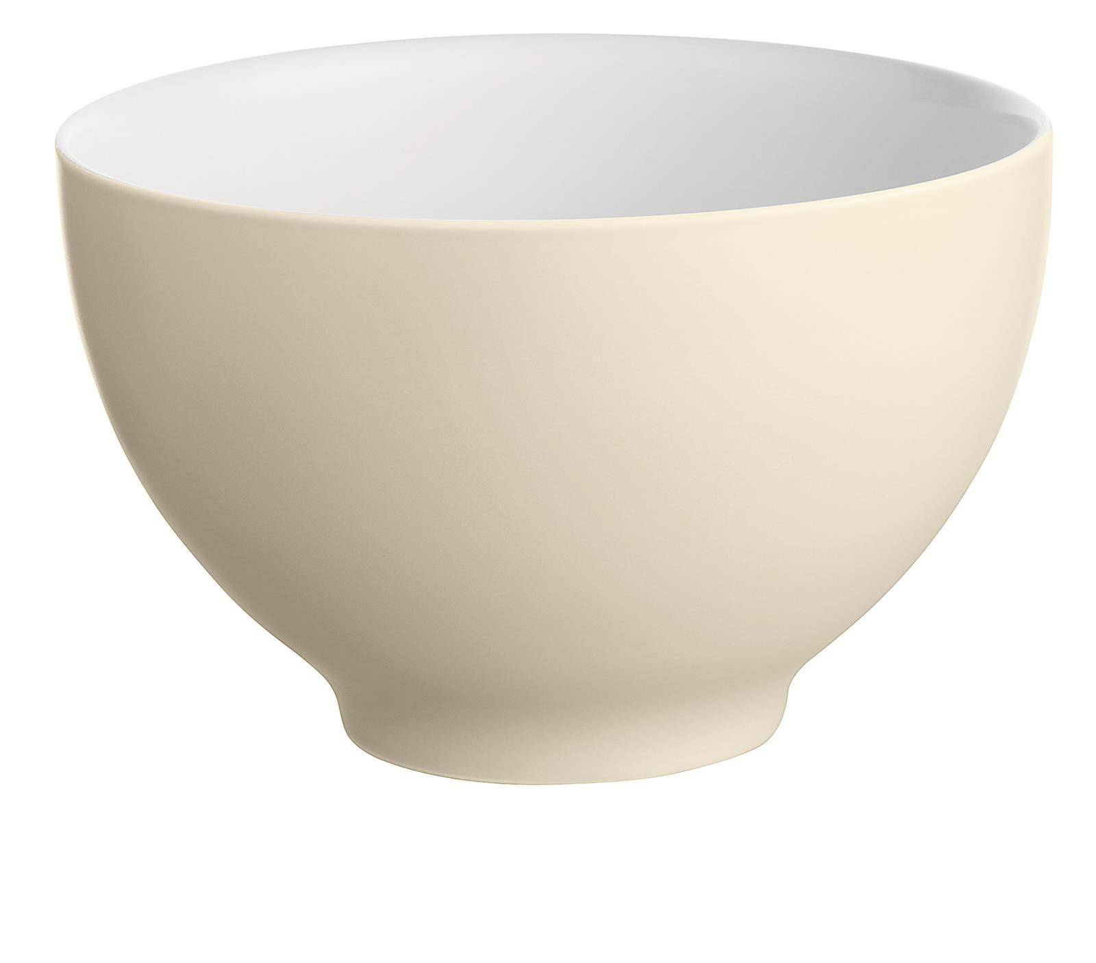 TONALE - duża kremowa miska sałatkowa 18cm ALESSI