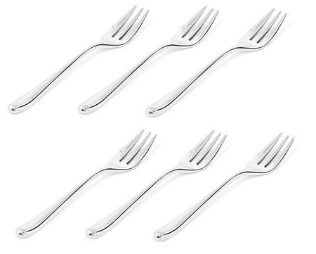 CACCIA - zestaw 6 widelczyków do ciasta ALESSI