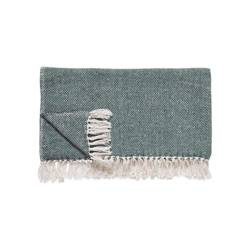 Pled OFFWHITE- zielony/biały 140x200 HUBSCH