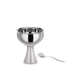 BIG LOVE - przezroczysty pucharek do lodów z łyżeczką ALESSI