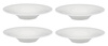 KU - zestaw 4 białych talerzy głębokich ALESSI