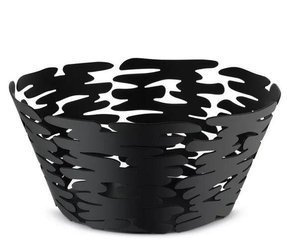 BARKET - czarny kosz 21cm ALESSI