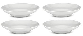 MAMI - zestaw 4 białych talerzy głębokich ALESSI