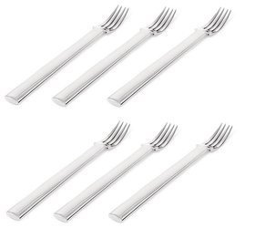 RUNDES MODELL - zestaw 6 widelców stołowych ALESSI