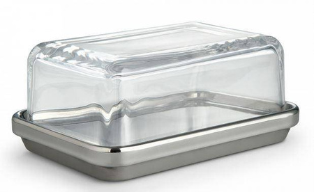 ES03 Maselniczka stalowa ze szklaną pokrywką ALESSI