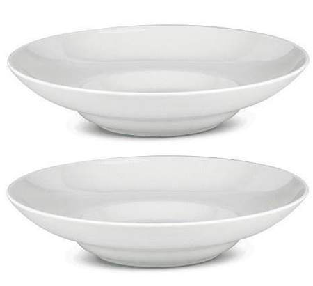 MAMI - zestaw 2 białych talerzy głębokich ALESSI
