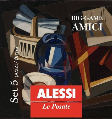 AMICI - zestaw sztućców 5 el. dla 1 osoby ALESSI