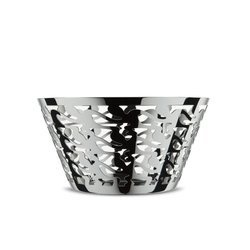 ETHNO - polerowany koszyk 23 cm ALESSI