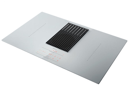 NIKOLATESLA LIBRA WH/A/83 biała płyta indukcyjna z wagą i wyciągiem ELICA