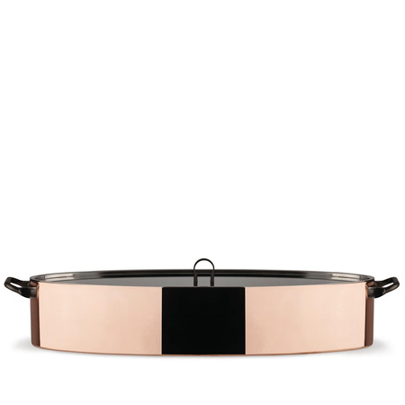 LA CINTURA DI ORIONE - stalowo-miedziana brytfanna do ryb z pokrywką ALESSI