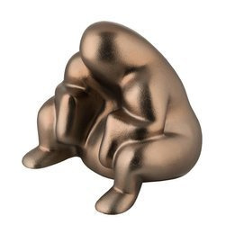 DEDE - metaliczny brązowystoper do drzwi ALESSI