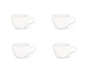 MAMI - zestaw filiżanek do espresso dla 4 osób ALESSI