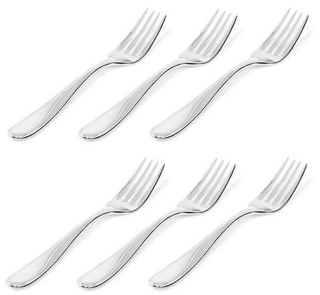 NUOVO MILANO - zestaw 6 widelczyków deserowych ALESSI