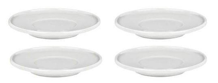 PLATEBOWLCUP - zestaw spodków do filiżanek do espresso dla 4 osób ALESSI