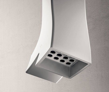 YE WH/A/66 okap wyspowy - Biały Cristalplant ELICA