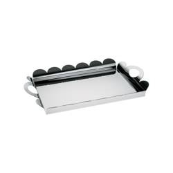 RECINTO - prostokątna taca polerowana 51,5×34,5 cm ALESSI