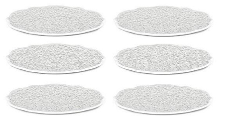 DRESSED - zestaw spodków filiżanek do espresso dla 6 osób ALESSI