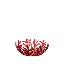 MEDITERRANEO - czerwony kosz na owoce 29 cm ALESSI