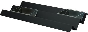 V TRAY - czarna taca ALESSI