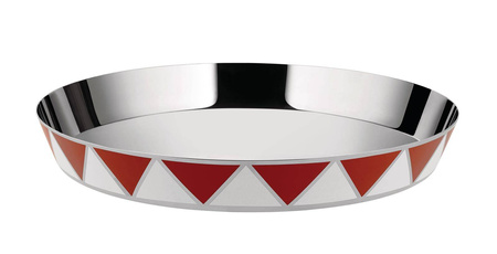 CIRCUS - okrągła taca z wysokim rantem 39 cm ALESSI