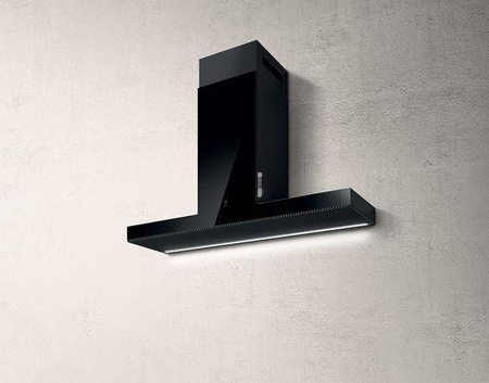 HAIKU BL/A/120 czarny okap naścienny ELICA